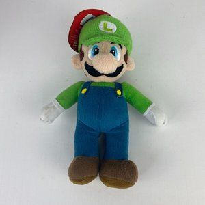 Super Mario Brothers Luigi Plush Doll Stuffed Animal Toy 10" Cute Soft
